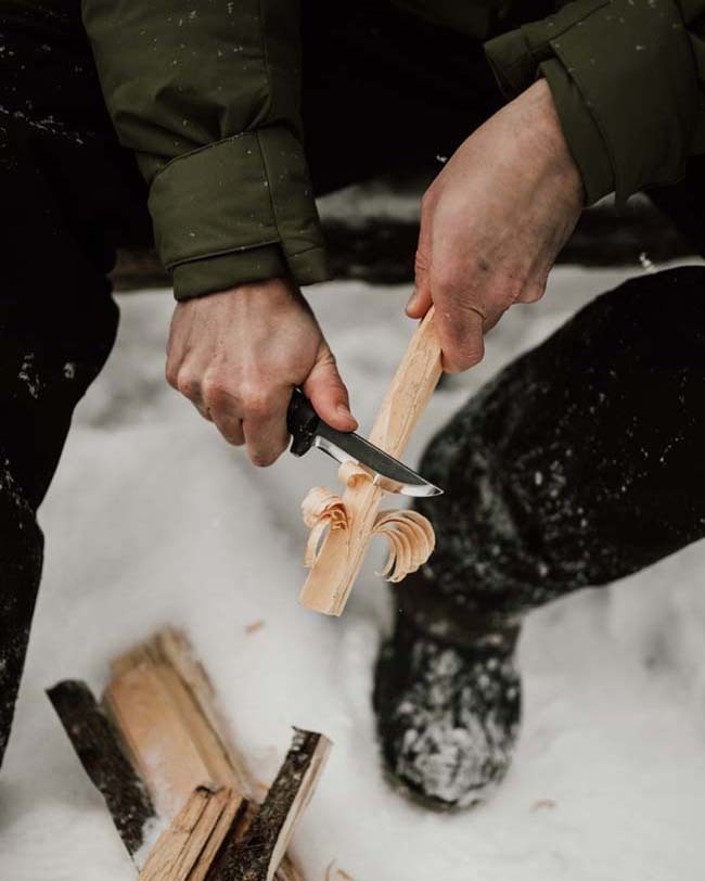 Marttiini Condor Timberjack – Robustes Jagdmesser Mit Carbonstahl-Klinge, 21,3 Cm, Schwarz