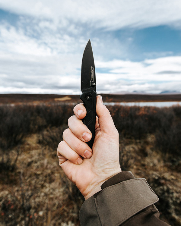 Black 8 Folding Knife - Marttiini